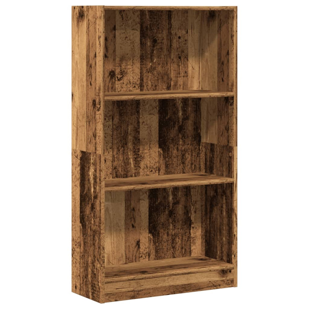 vidaXL Bookshelf Reclaimed Wood Look 60x24x109 cm Engineered Wood