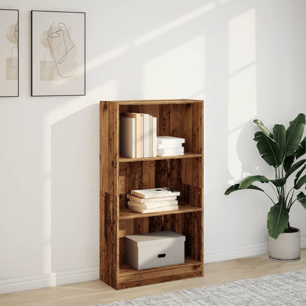 Bücherregal Altholz-Optik, 60 cm breit