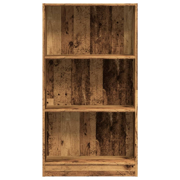 Bücherregal Altholz-Optik, 60 cm breit