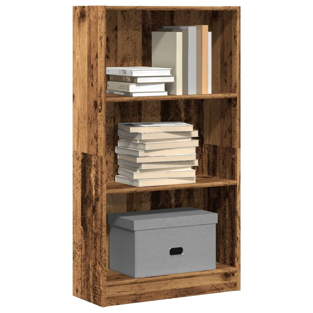 vidaXL Bookshelf Reclaimed Wood Look 60x24x109 cm Engineered Wood