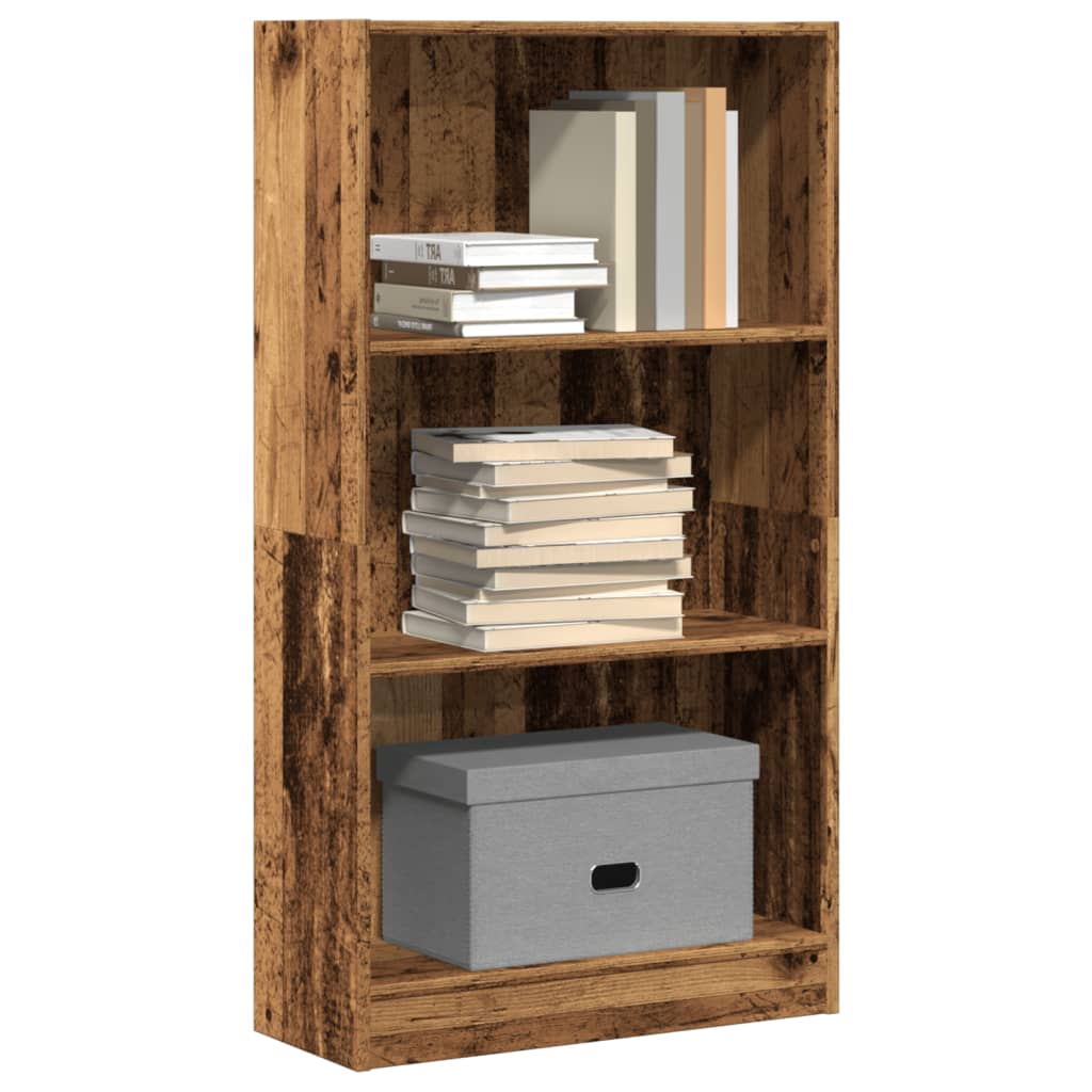 Bücherregal Altholz-Optik, 60 cm breit