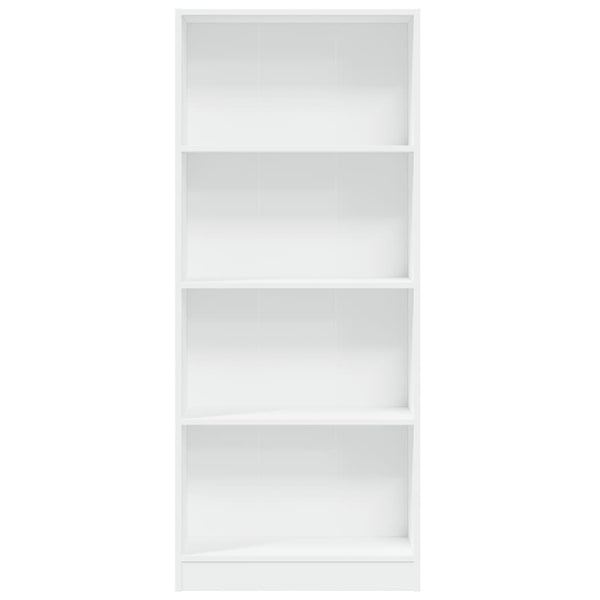 Weißes Bücherregal 60x24x143 cm