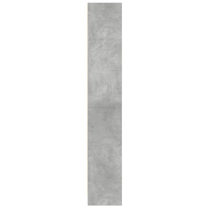 Bücherregal Betongrau 60x24x143 cm