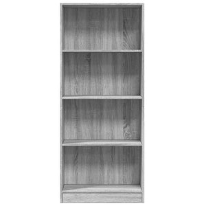 Bücherregal Grau Sonoma 60x143 cm