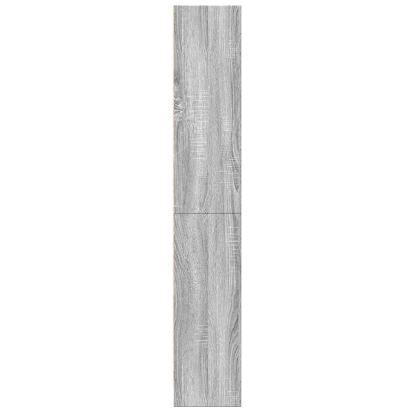 Bücherregal Grau Sonoma 60x143 cm