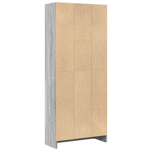 Bücherregal Grau Sonoma 60x143 cm