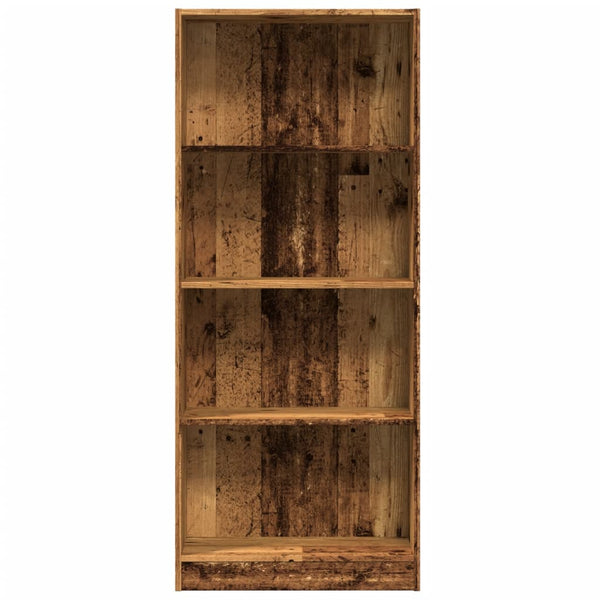 Bücherregal Altholz-Optik 60x143 cm