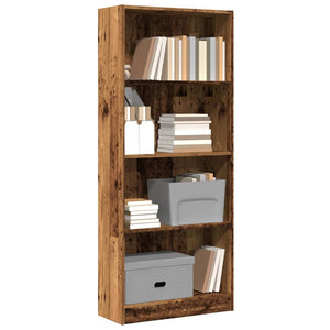 Bücherregal Altholz-Optik 60x143 cm