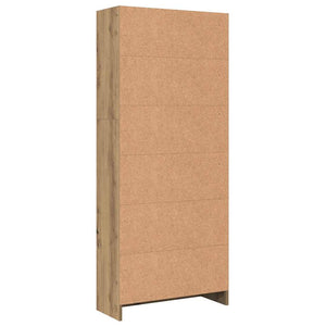 Bücherregal Artisan Eiche 60x24x143 cm