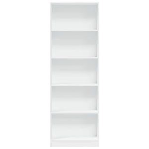 Bücherregal Weiß 60x24x176cm