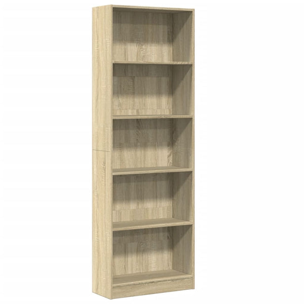 Bücherregal Sonoma Eiche 60x24x176 cm