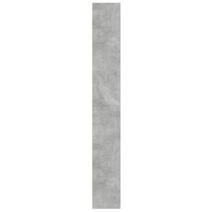 Bücherregal Betongrau 60x176 cm