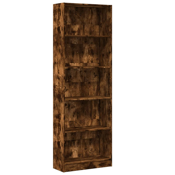 Bücherregal Räuchereiche 60x176 cm