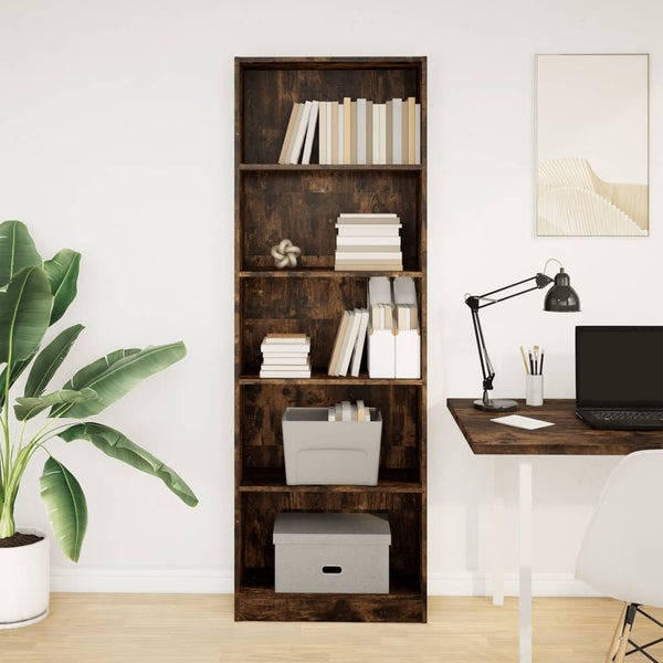 Bücherregal Räuchereiche 60x176 cm