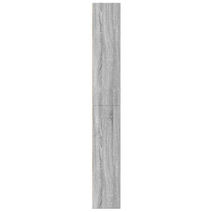 Bücherregal Grau Sonoma 60x176 cm