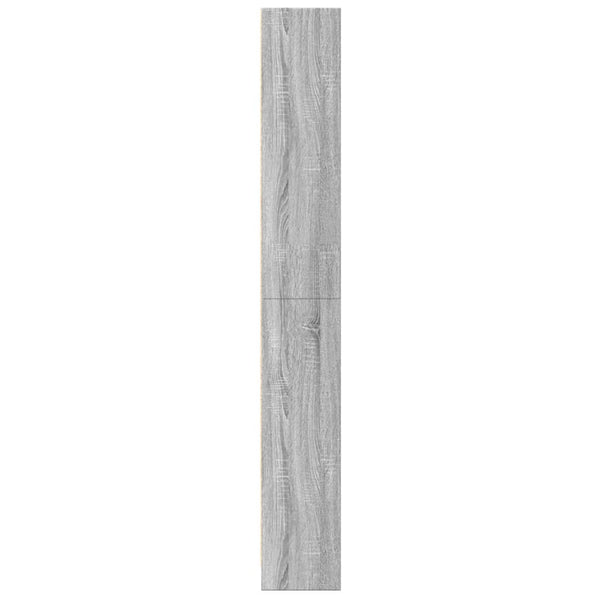 Bücherregal Grau Sonoma 60x176 cm