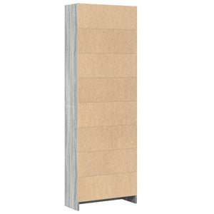 Bücherregal Grau Sonoma 60x176 cm