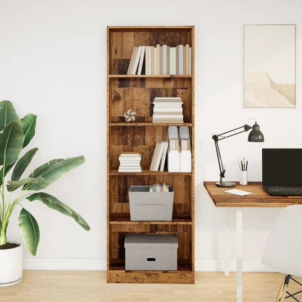 Bücherregal Altholz-Optik 176cm