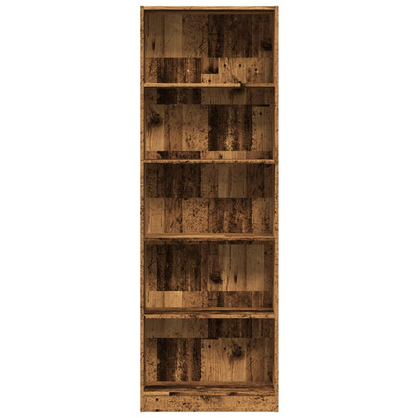 Bücherregal Altholz-Optik 176cm