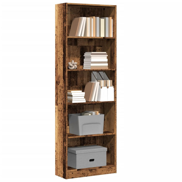 Bücherregal Altholz-Optik 176cm