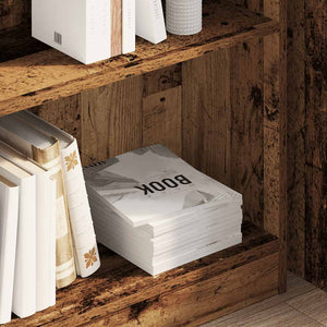 Bücherregal Altholz-Optik 80x76cm