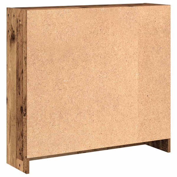Bücherregal Altholz-Optik 80x76cm