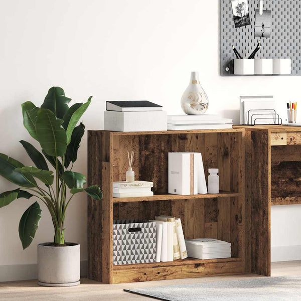 Bücherregal Altholz-Optik 80x76cm