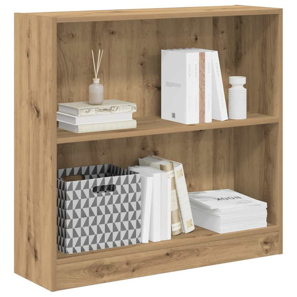 vidaXL Bibliothèque chêne artisan 80x24x76 cm Bois d'ingénierie