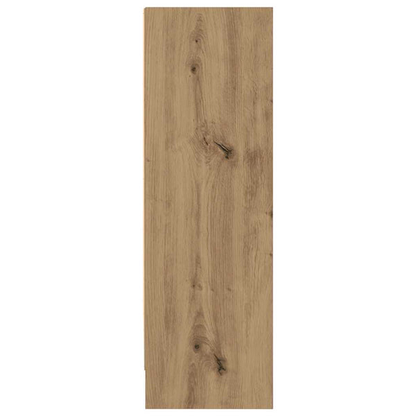 vidaXL Bibliothèque chêne artisan 80x24x76 cm Bois d'ingénierie