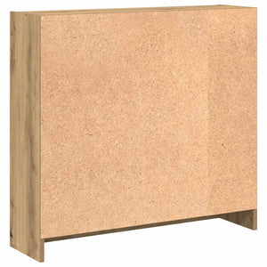 vidaXL Bibliothèque chêne artisan 80x24x76 cm Bois d'ingénierie