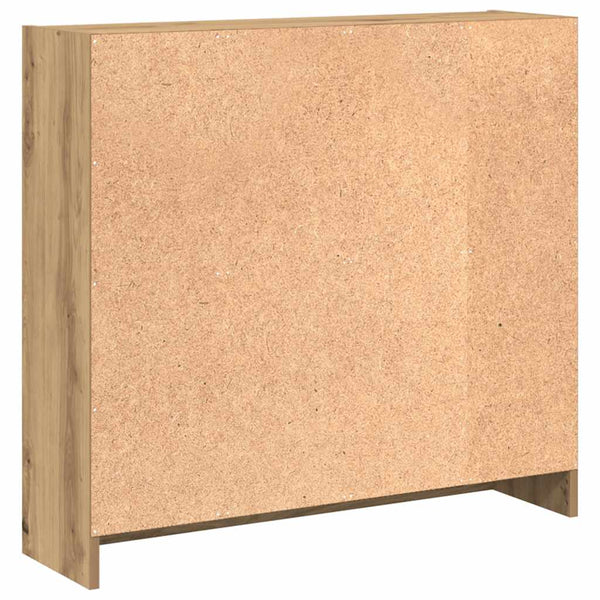 vidaXL Bibliothèque chêne artisan 80x24x76 cm Bois d'ingénierie