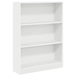 Bücherregal Weiß 80x24x109 cm