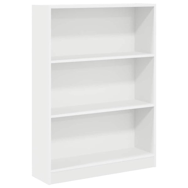 Bücherregal Weiß 80x24x109 cm