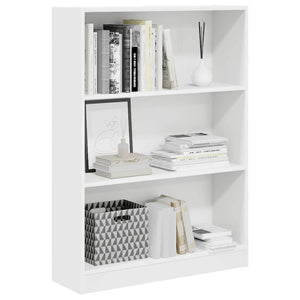 Bücherregal Weiß 80x24x109 cm