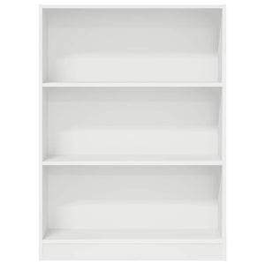 Bücherregal Weiß 80x24x109 cm