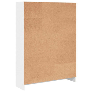 Bücherregal Weiß 80x24x109 cm