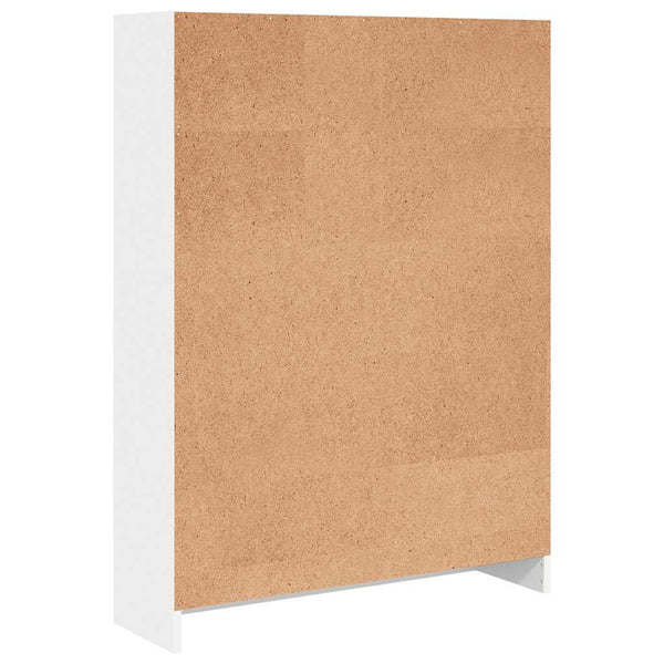 Bücherregal Weiß 80x24x109 cm