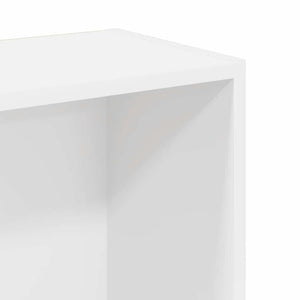 Bücherregal Weiß 80x24x109 cm
