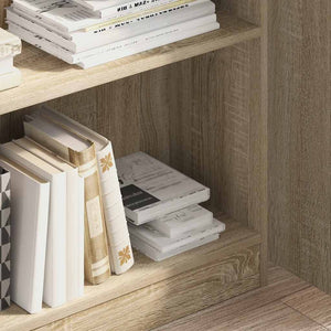 Bücherregal Sonoma Eiche 80x24x109 cm