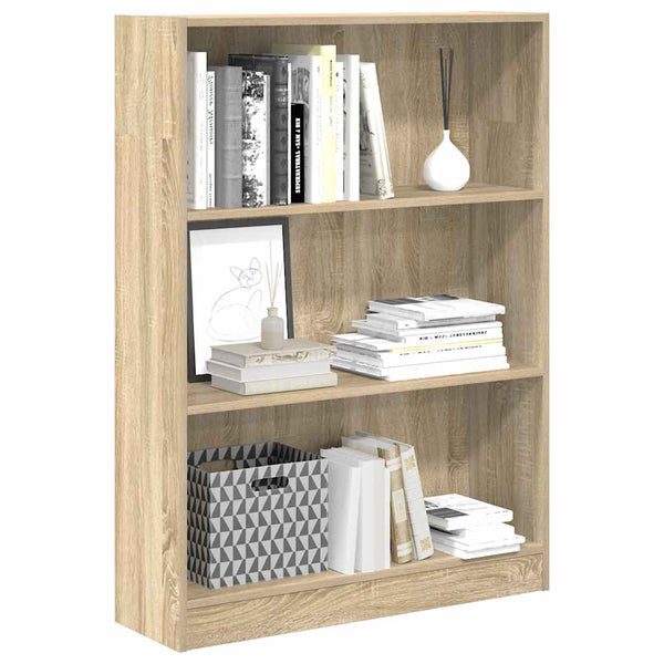 Bücherregal Sonoma Eiche 80x24x109 cm