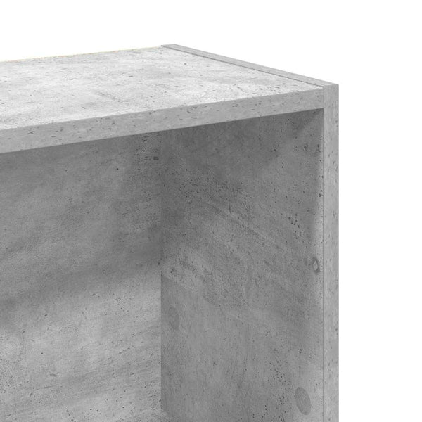 Betongraues Bücherregal 80x109 cm