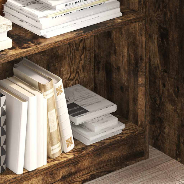 Bücherregal Räuchereiche 80x109 cm
