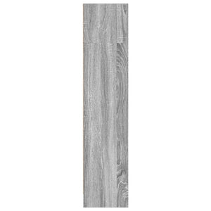 Bücherregal Grau Sonoma 80x24x109 cm