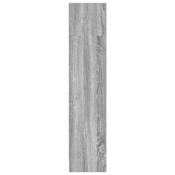 Bücherregal Grau Sonoma 80x24x109 cm