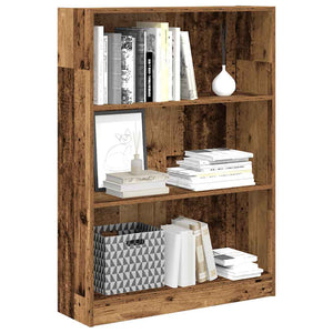 Bücherregal Altholz-Optik 80x109 cm