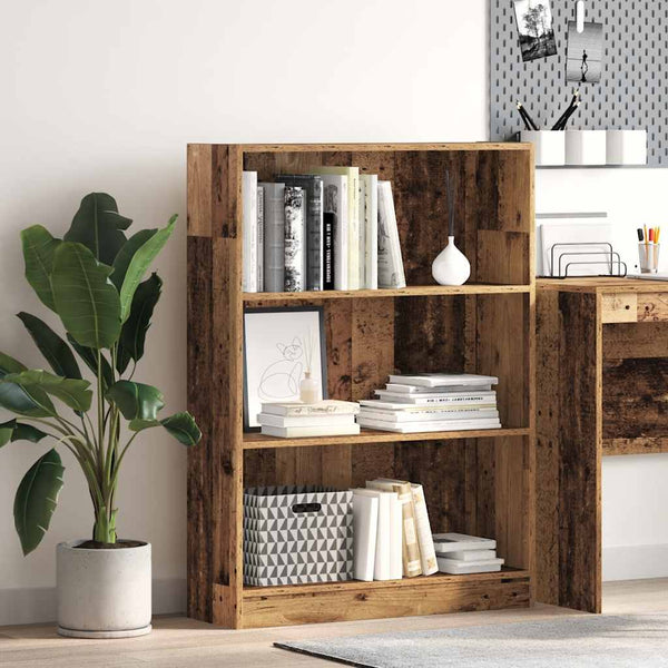 Bücherregal Altholz-Optik 80x109 cm