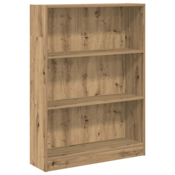 Bücherregal Artisan Eiche 80x24x109 cm
