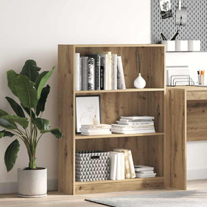 Bücherregal Artisan Eiche 80x24x109 cm