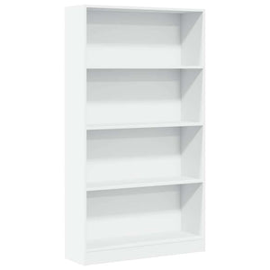 Weißes Bücherregal 80x24x143 cm