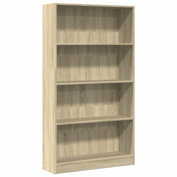Bücherregal Sonoma Eiche 80x24x143 cm